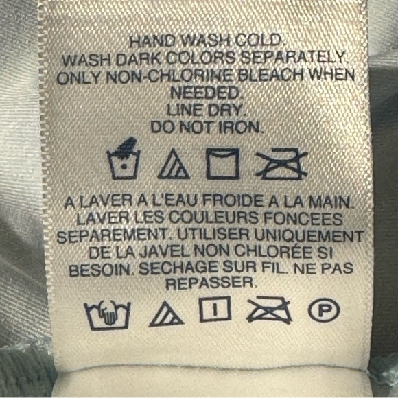 Lands End Women’s Top 2X Plaid Blue Short Sleeves - Picture 7 of 10